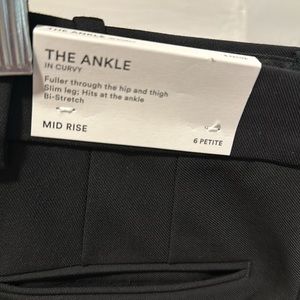 Ann Taylor NWT Petite Ankle Pant in Bi-stretch Curvy